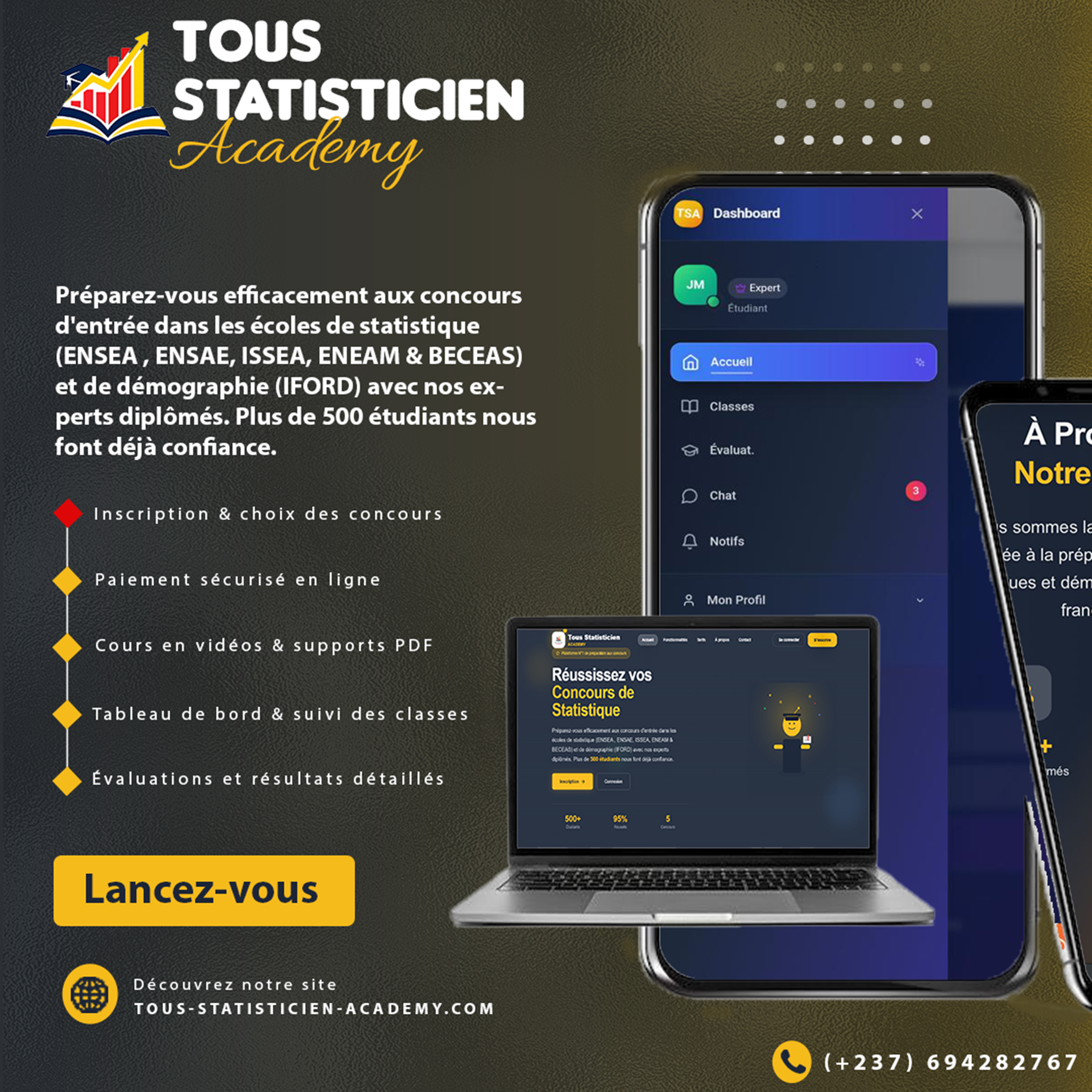 Programme de formation Statisticien Academy